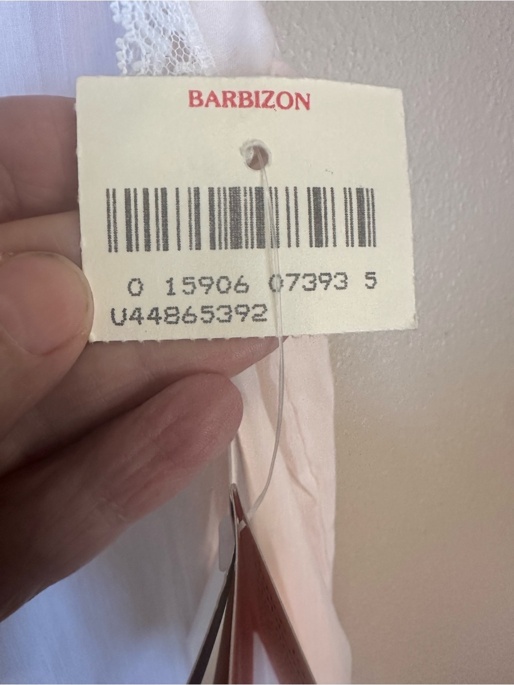 Barbizon Embroidered with Pinch Pleated Soft Pink Lace-Trim Nightgown - Picture 10 of 15